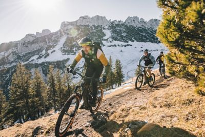 Guido Tschugg auf dem Rückweg einer Mountainbike Tour